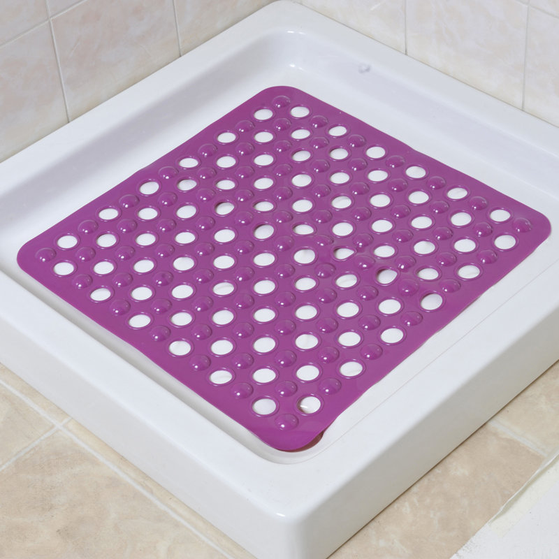Evideco Non Skid Square Shower Mat & Reviews Wayfair
